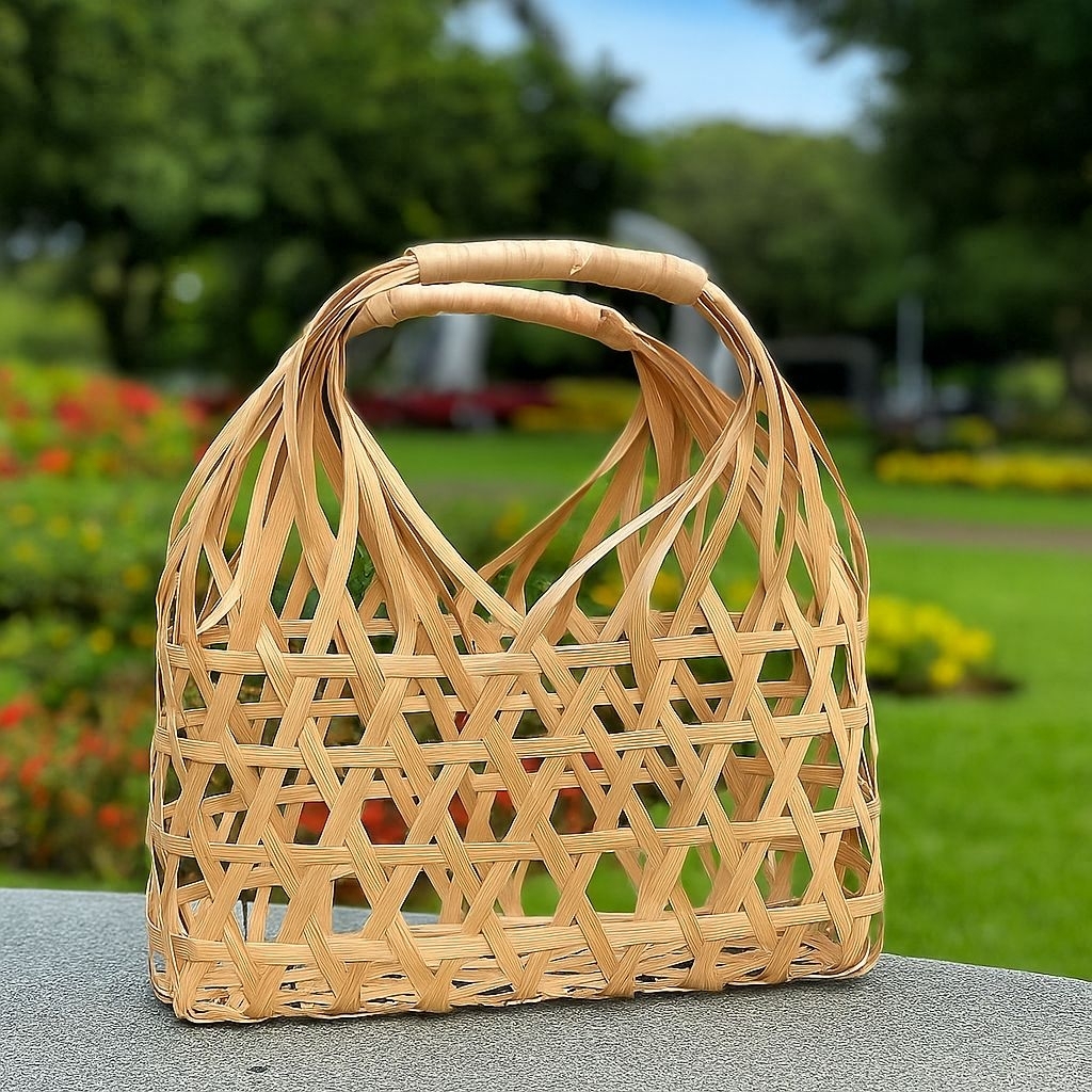 Tas Anyaman Bambu - Tas Parsel Buah - Tas Bingkisan - Tas Parcel - Keranjang Parsel