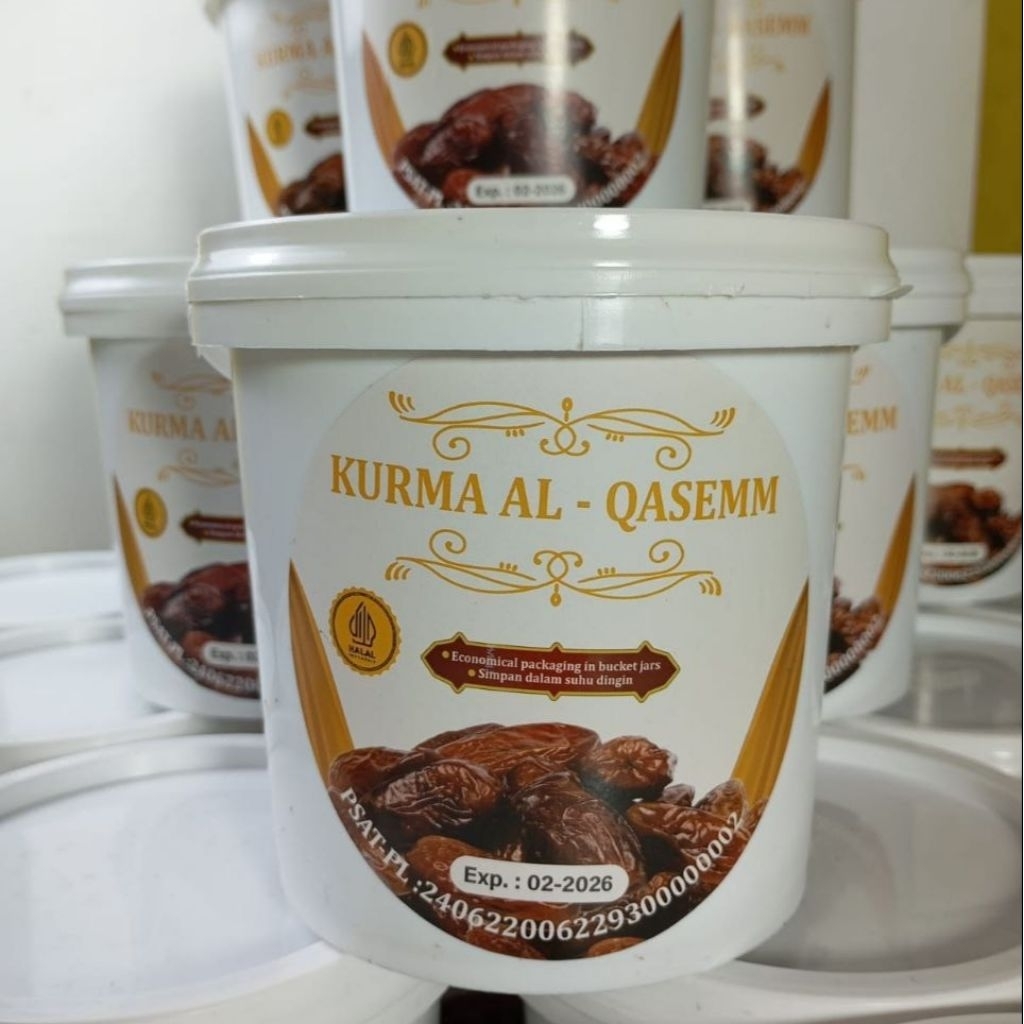 

Kurma Al Qasemm Kemasan Ember