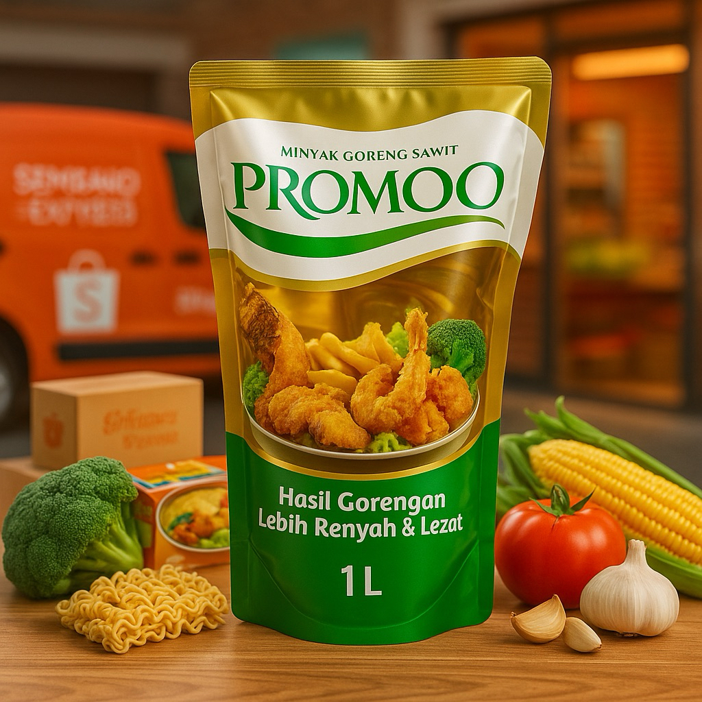 

PROMOO Minyak Goreng Sawit 1 Liter - Jernih & Ekonomis