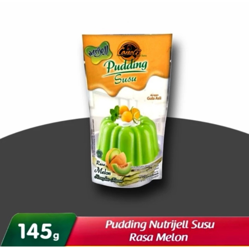 

[oddsolshop] pekanbaru/Nutrijell Premix Pudding Melon Milk 145GR Premiks Puding Susu Melon