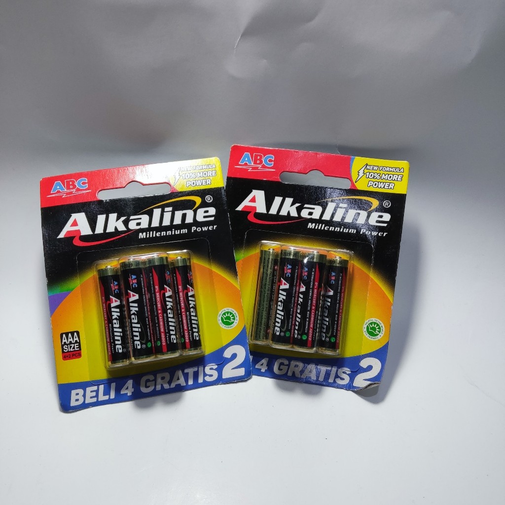 Baterai Alkaline AAA 1.5 V Isi 6