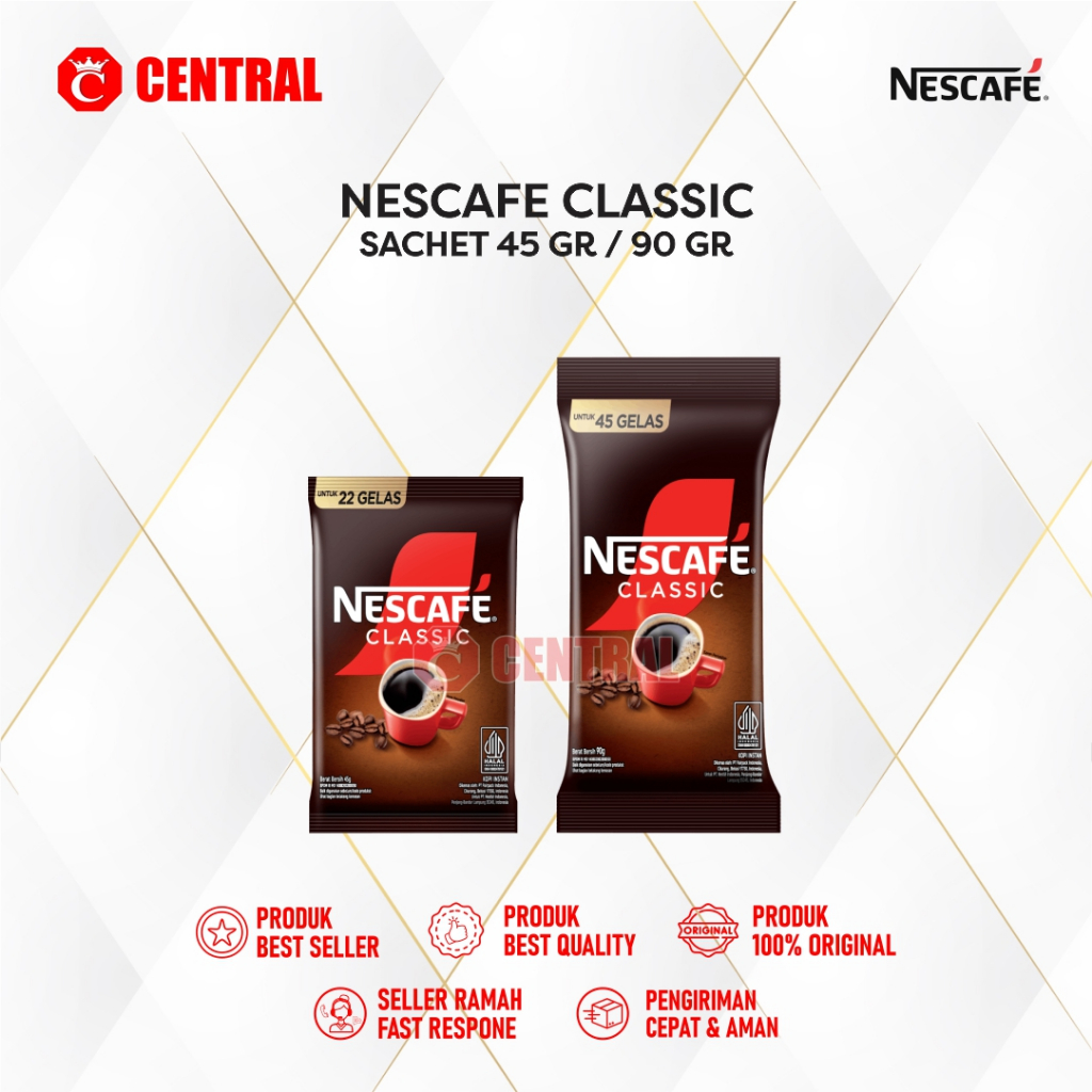 

NESCAFE CLASSIC KOPI MURNI 45GR
