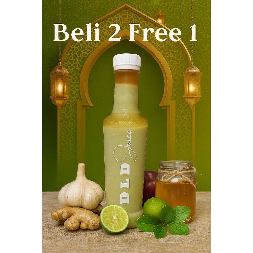 

(Beli 2 Free 1 Botol)DLDJuice/JusGinger/JaheGarlic/BawangPutihLime/JerukNipisGrapeVinegar/CukaAmggurPureHoney/Madu