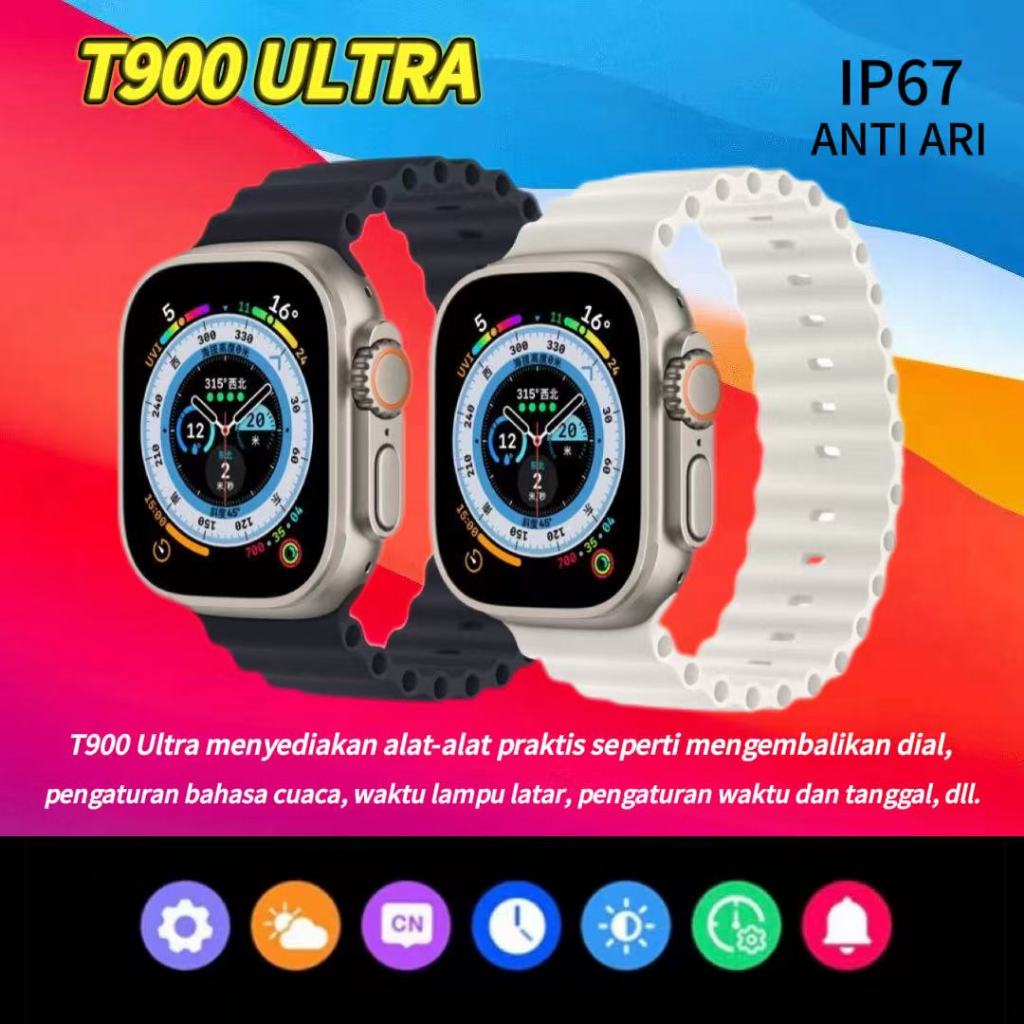 GARANSIUPGRADE T900 ULTRA2/S10MAX/T800 PROMAX/WATCH 8 MAX/I9 PROMAX SERIES 10/9/8 SMARTWATCH 2.19INC