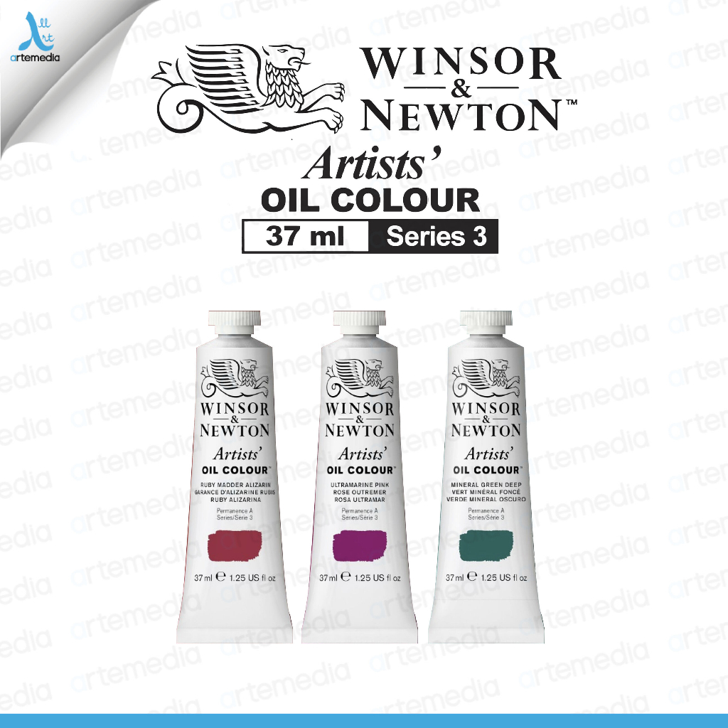 

Winsor & Newton Artists Oil Colour 37ml Series 3 Cat Minyak Artist Grade Premium