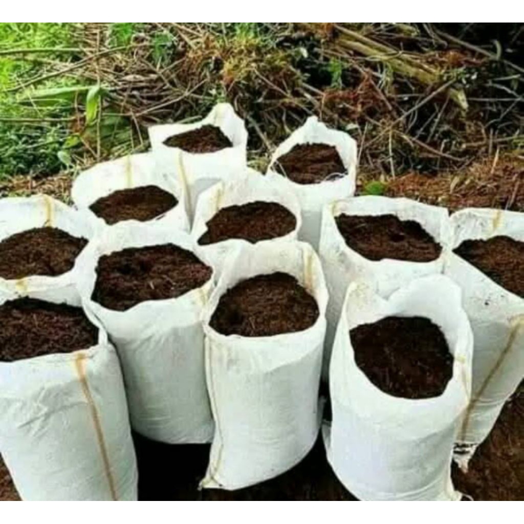 Tanah hitam Tanah humus bambu kemasan 1000 gram