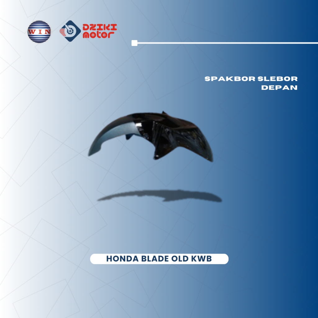 Spakbor Slebor Depan Honda Blade Lama Old KWB Hitam Merek WIN