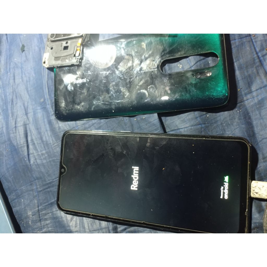 lcd redmi note 8 pro + frame bekas bukan ori bawaan