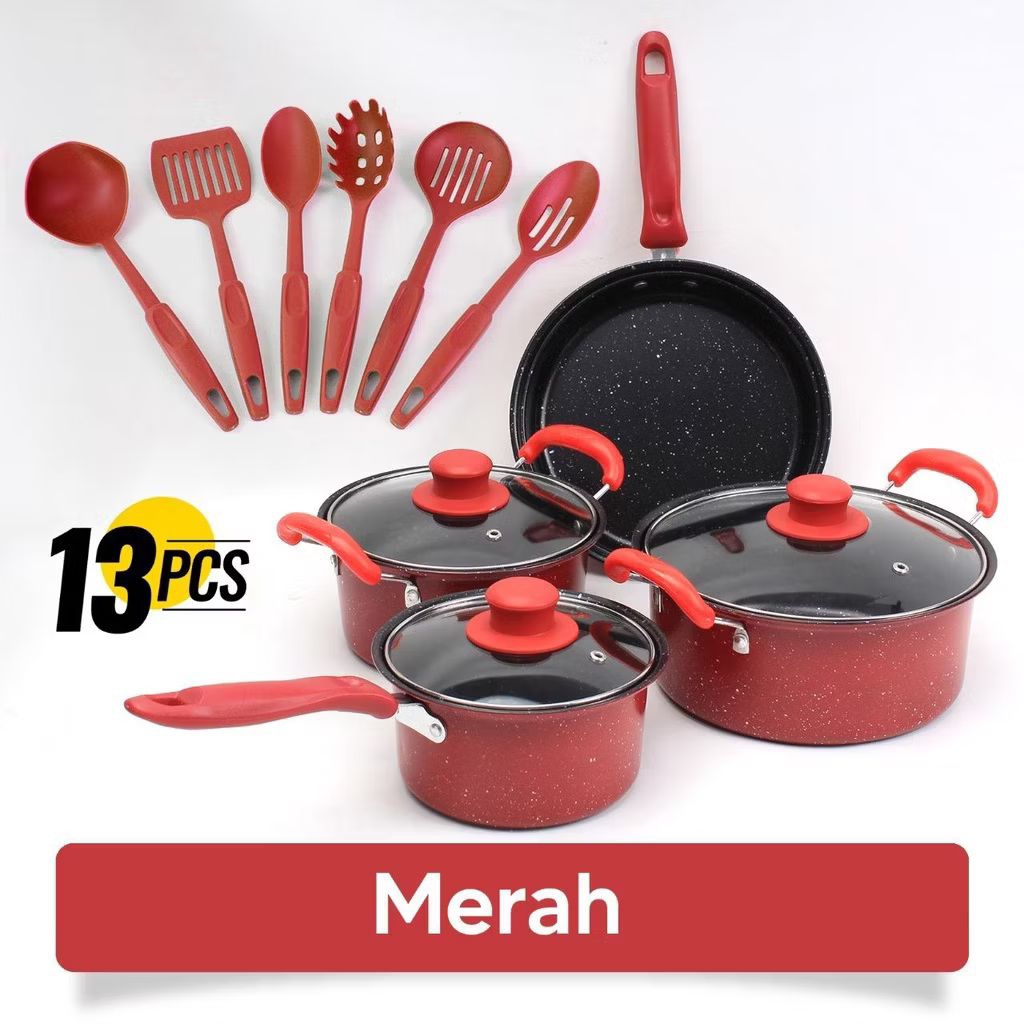 cookware set 13pcs
