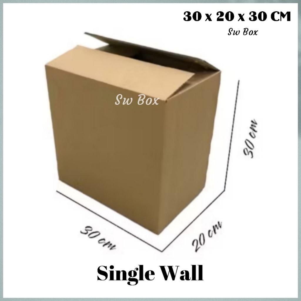 

Kardus Ukuran 30x20x30 CM Box untuk packing ST