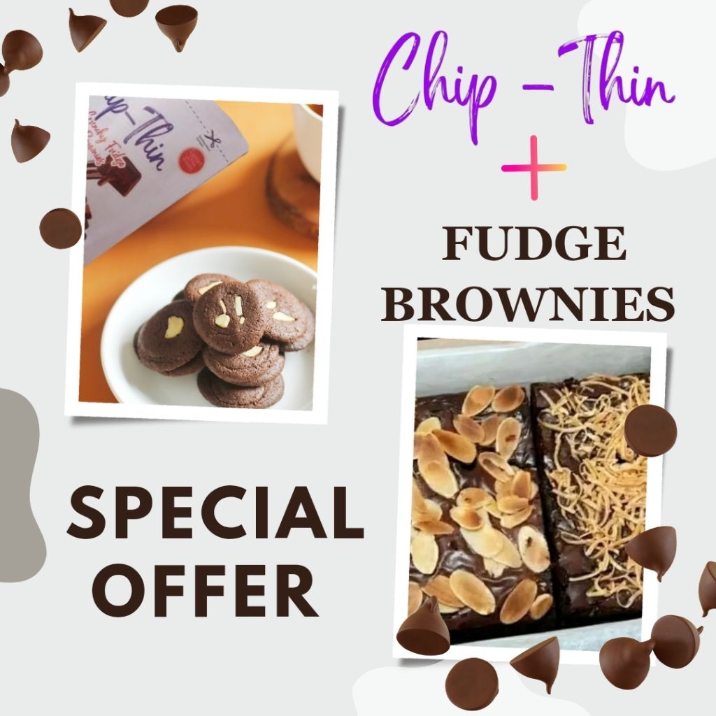 

Lontart Oma Nanny Special Offer Chip-Thin Crunchy Fudge Brownies + Fudge Brownies