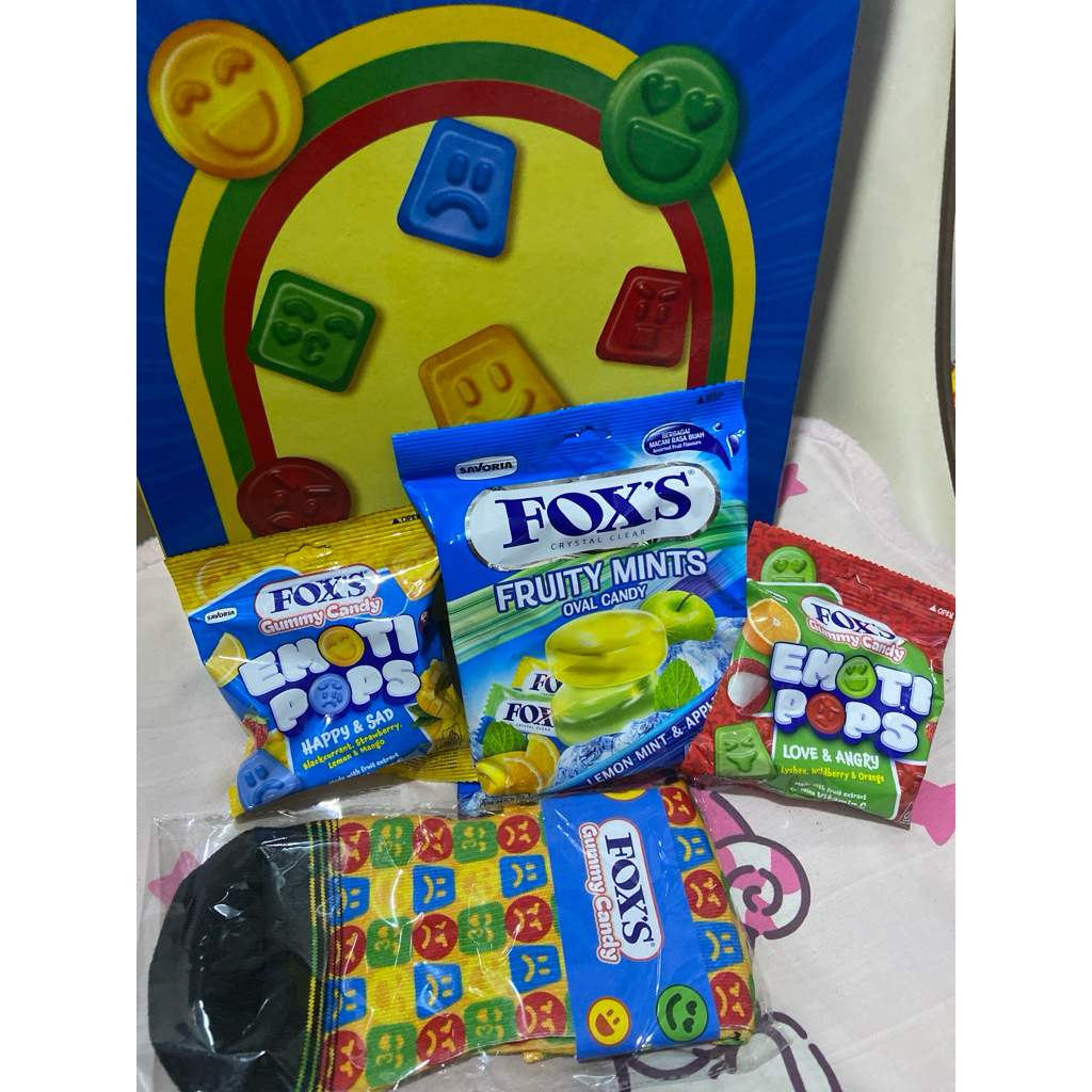 

paket emoji surprise permen foxs fox gummy candy sale prj jakarta fair