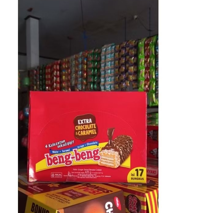 

Beng Beng wafer 1 box isi 17 sachet