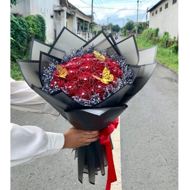 

READY Buket Pita Satin || Buket Bunga Murah