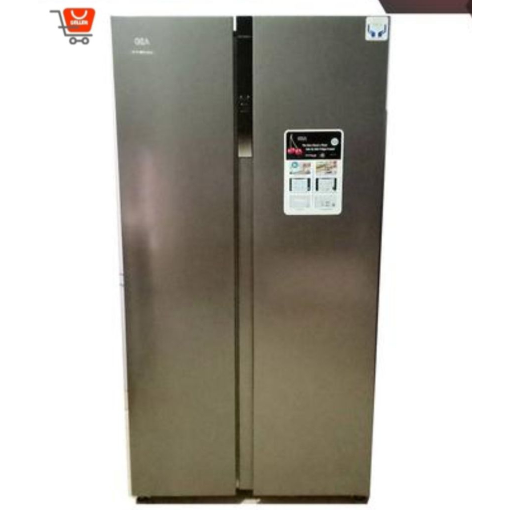 KULKAS SIDE BY SIDE GEA 2 PINTU INVERTER G2D-563 R INOX INVERTER