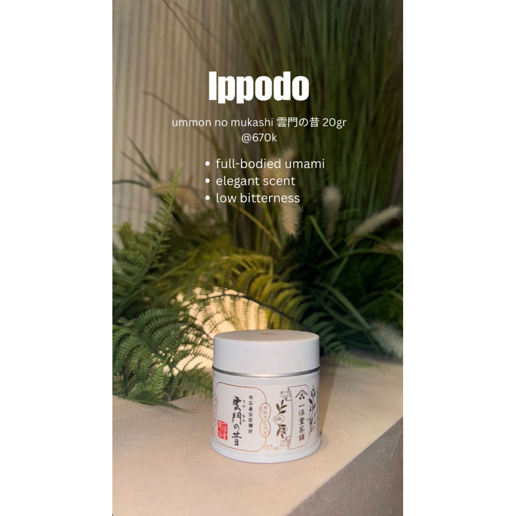 

READY Ippodo.o Matcha Powder Ummon no Mukashi 20gr tin