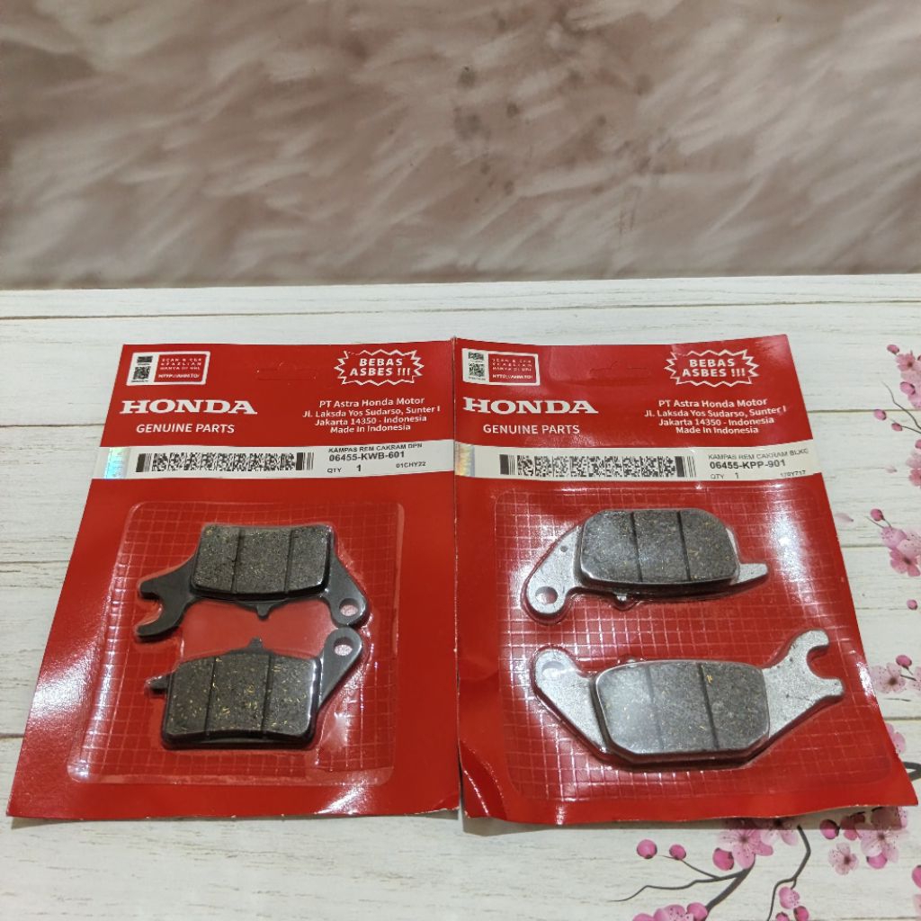 KAMPAS REM SATU SET DEPAN DAN BELAKANG BLADE NEW DOUBLE DISD, SUPRA X 125 FI, SUPRA X 125 HELM IN FI