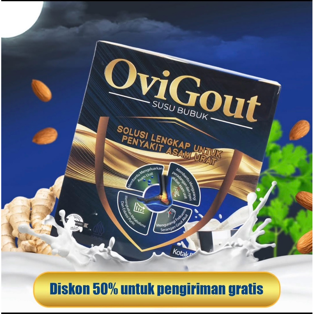 

SUSU OVIGOUT UNTUK PENDERITA ASAM URAT DAN NYERI SENDI SUDAH BPOM DAN HALAL DAPAT MEMBANTU PERMASALAHAN NYERI SENDI KARENA ASAM URAT