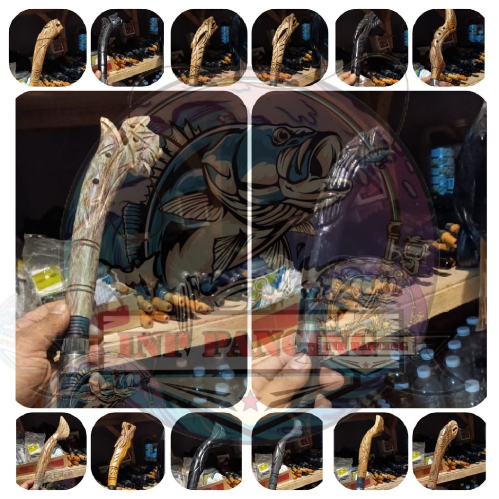 Inp Pancing Gagang Joran Pancing Pahul Joran Pancing Pahul Ukir Pancing Pahul Motif Pancing