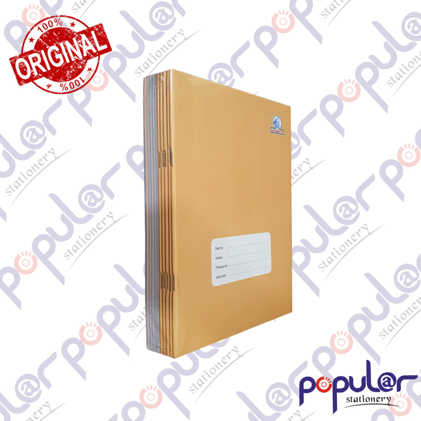 

Buku Tulis Boxy Kraft Sintaro 36 / 10Pcs