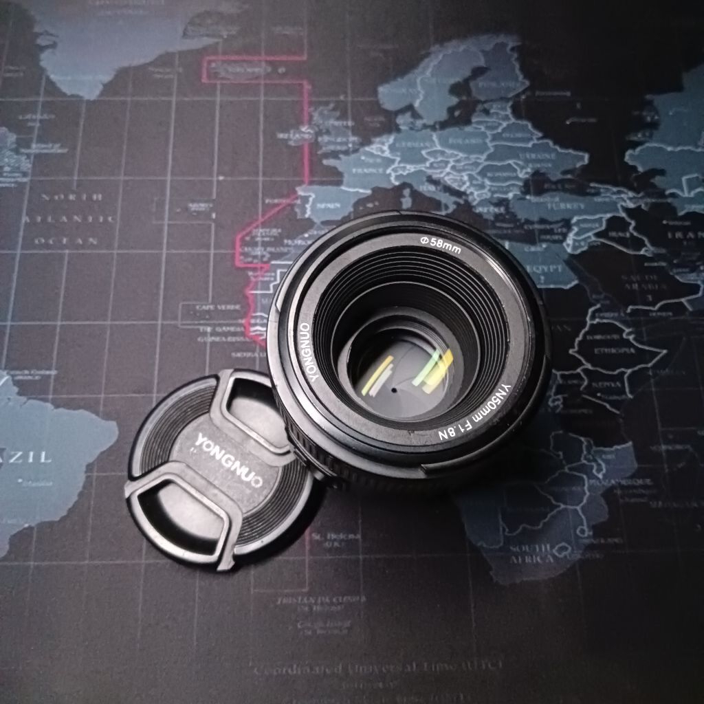 Lensa Yongnuo 50mm F1.8 AFS for Nikon Second