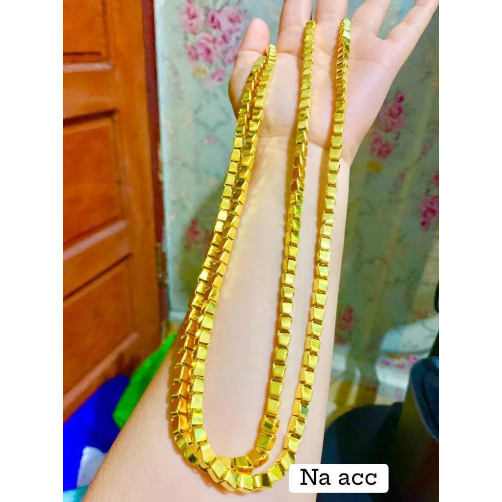 kalung padi 5 suku Buntet lapis emas