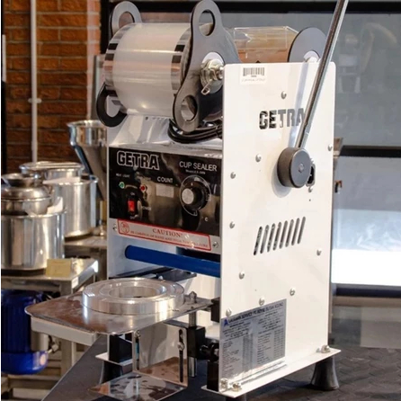 Cup Sealer GETRA ET D8SM mesin press gelas plastik tutup gelas sealer