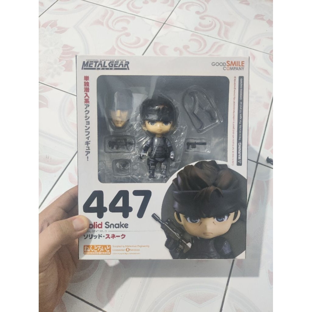 Nendoroid 447 Solid Snake Metal Gear Solid ori MGS Figure