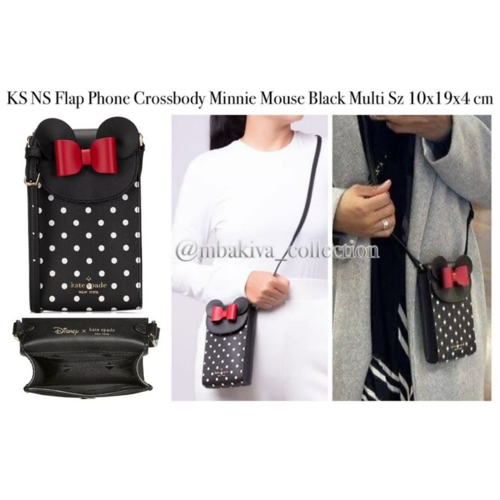 K S NS Flap Phone Crossbody Black Multi