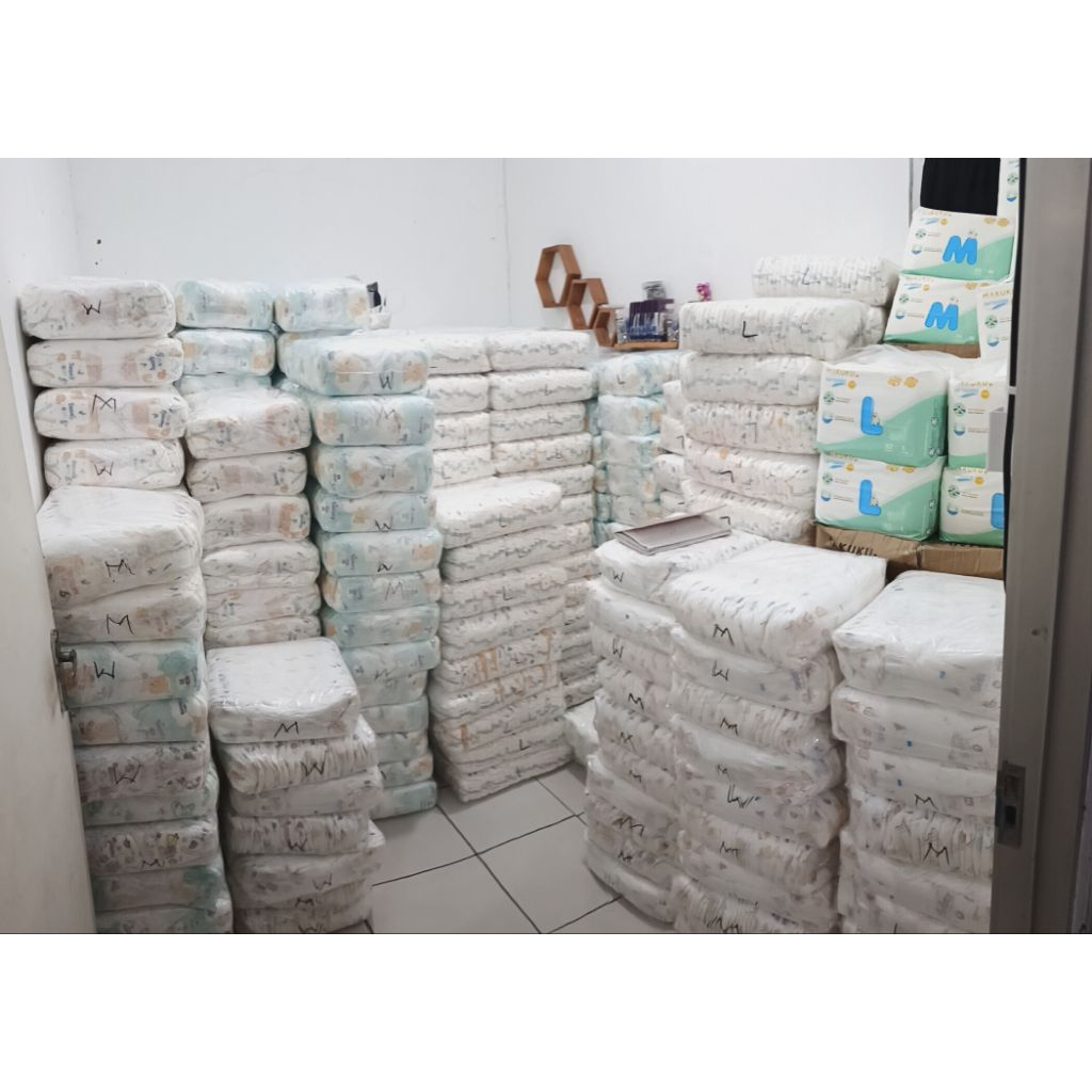 Terlaris L50 Sweety Non kemasan TERMURAH Pampers sweety / Happy Nappy / Huggies isi 50pcs size L