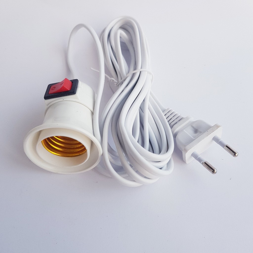 Fiting Lampu Gantung + Kabel 10 meter