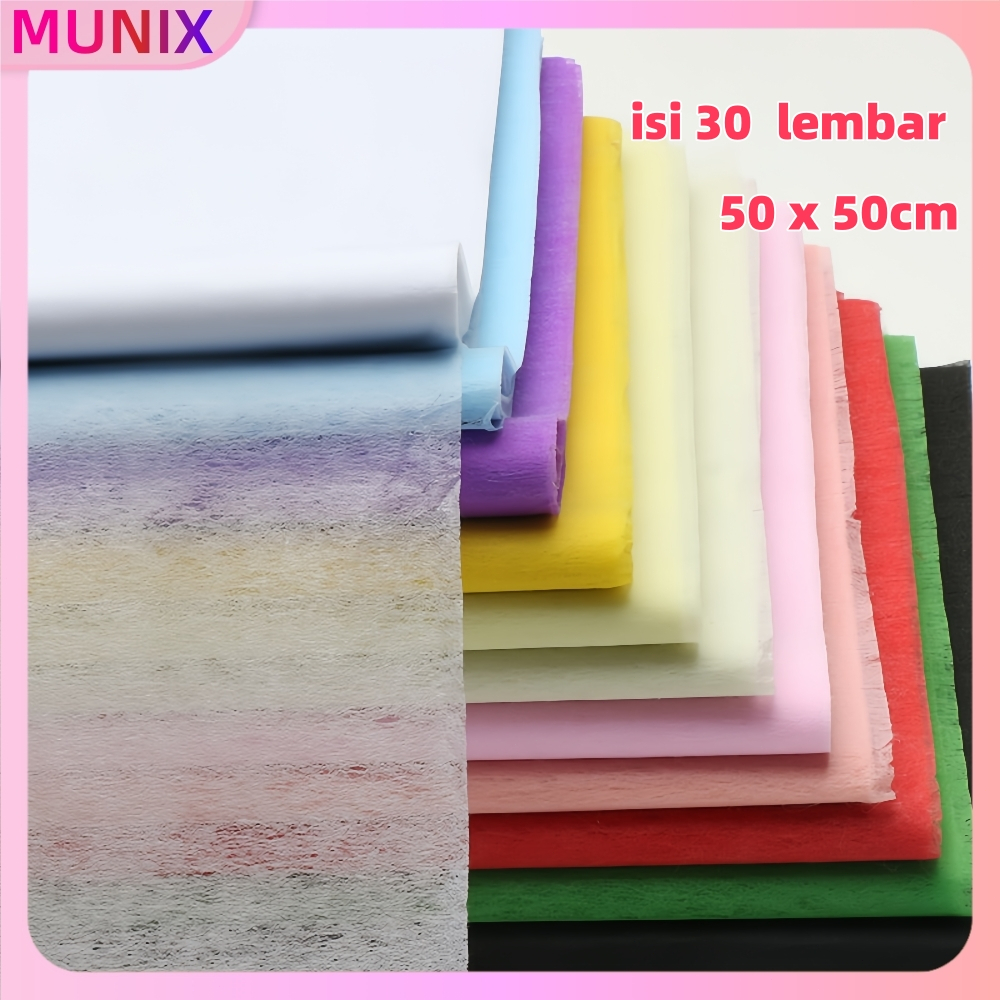 

Kertas Bunga Cotton Paper - 30 Lembar Tisu Buket Bunga, Flower Wrapping Premium untuk Hadiah & Dekorasi (READY COD)
