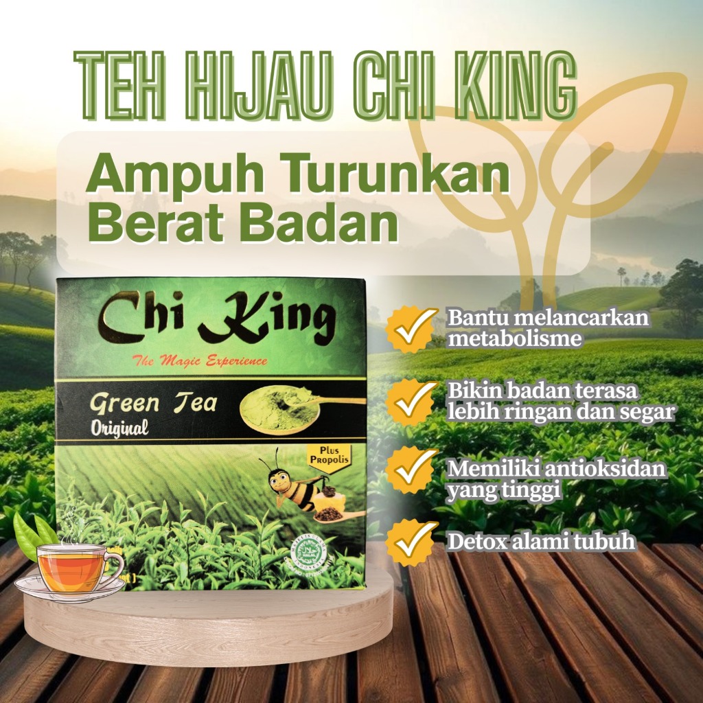 

CHI KING TEH HIJAU - ampuh turunkan BB, kaya antioksidan, dan turunkan kadar kolestero