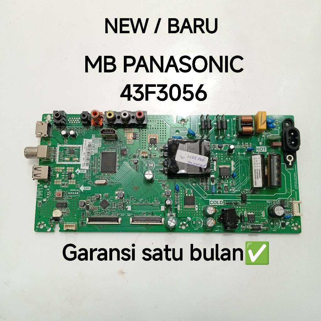 MB TV PANASONIC 43F3056 MAINBOARD-MOTHERBOARD-MOBO-MODUL MESIN TV PANASONIC 43F3056