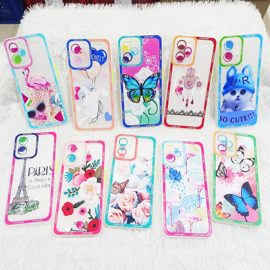 GROSIR SOFTCASE BUTTERFLY FLOWER UNTUK SAMSNG  OPPO RLME VIVO BAHAN SUPER SOFT DAN TEBAL CASING MOTI