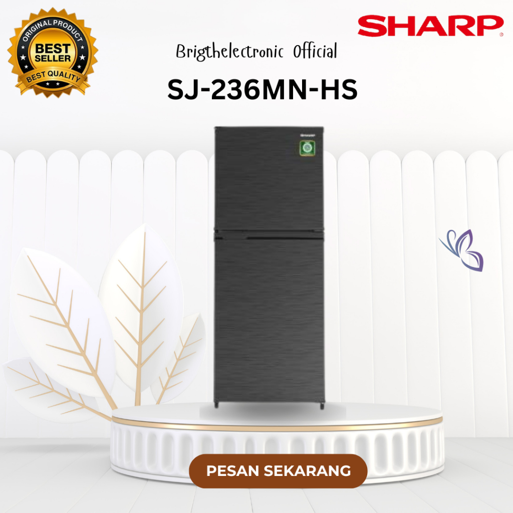 KULKAS 2 PINTU SJ-236MN-HS/SJ-236MN-HS ORIGINAL MURAH/SJ-236MN-HS/SJ236MN-HS/SJ-236MNHS/SJ236MNHS