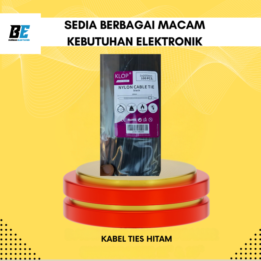 

Nylon Cable Tie 10cm 15cm 20cm 25cm 30cm Kabel Ties Tis 15 20 25 30 cm Insulock Hitam