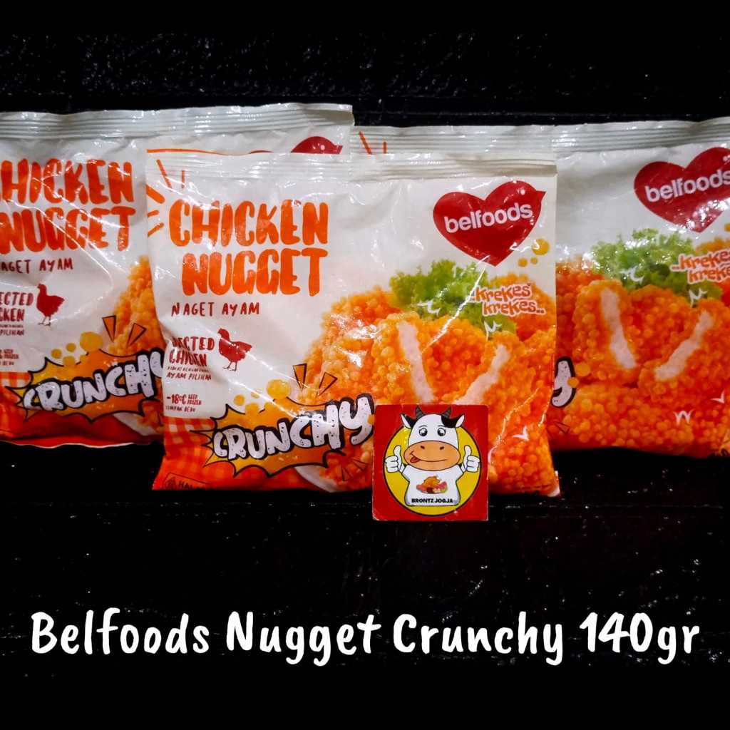 

BELFOODS CRUNCHY NUGGET 140GR - FROZEN FOOD - BRONTZ JOGJA