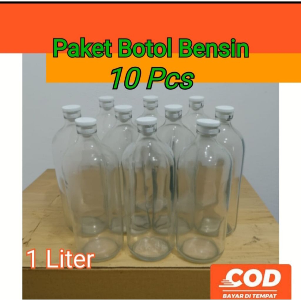 

Botol Kaca Bensin Paket 10pcs