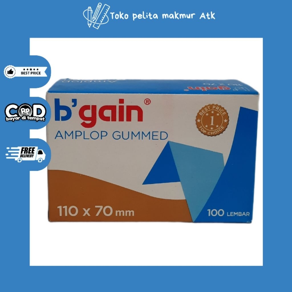 

AMPLOP B'GAIN MINI (1 pack isi 100)