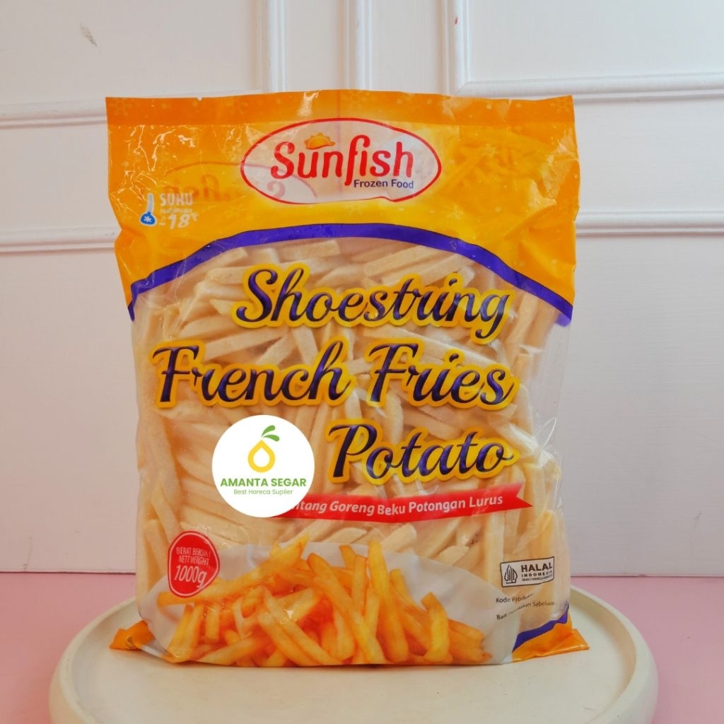

Amanta Segar | Kentang Goreng French Fries Potato Max Shoestring Kentang Iris Frozen Kentang Potong 1kg Berkualitas Terbaik Amanta Segar