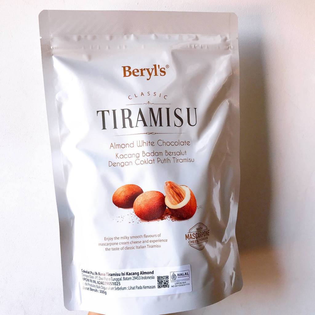 

Coklat Beryls Tiramisu Almond White 300gr