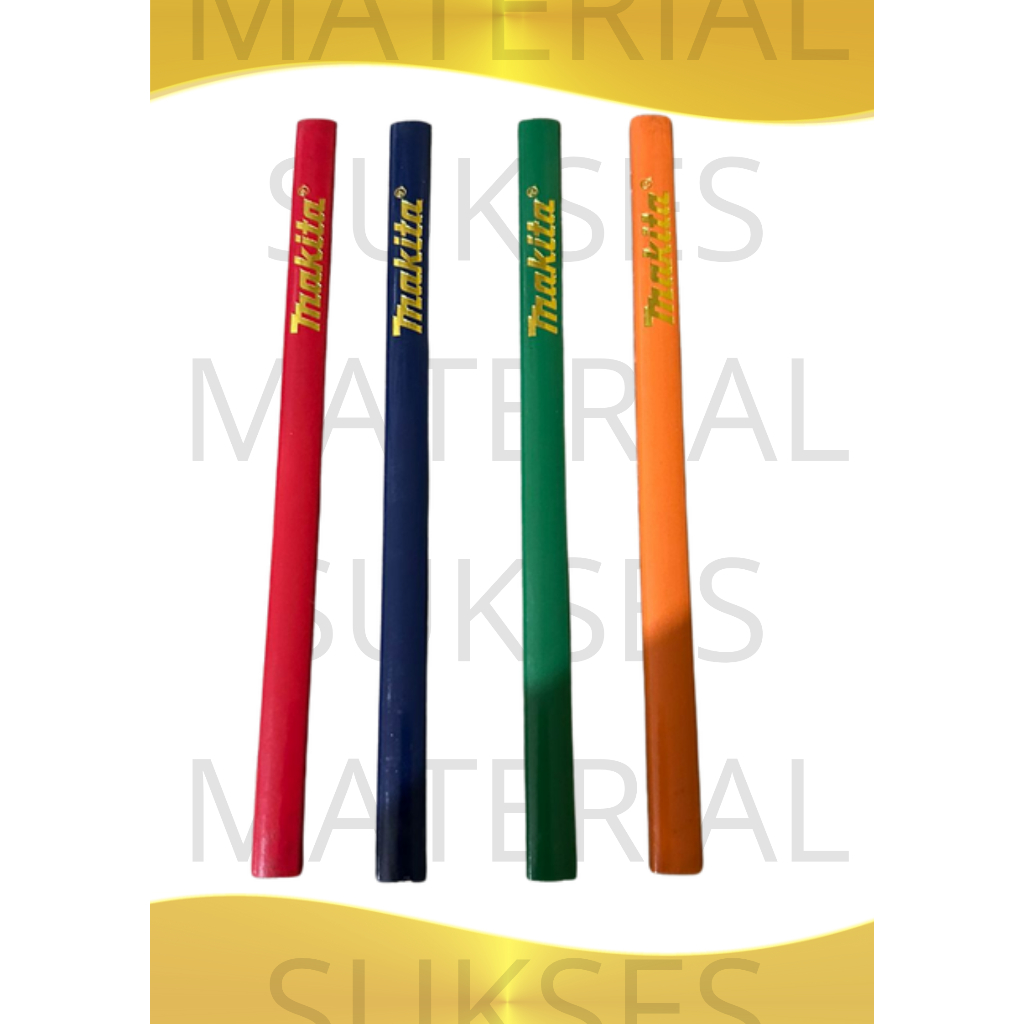 

PENSIL TUKANG MAKITA / PINSIL TUKANG / PENSIL TUKANG GEPENG MURAH