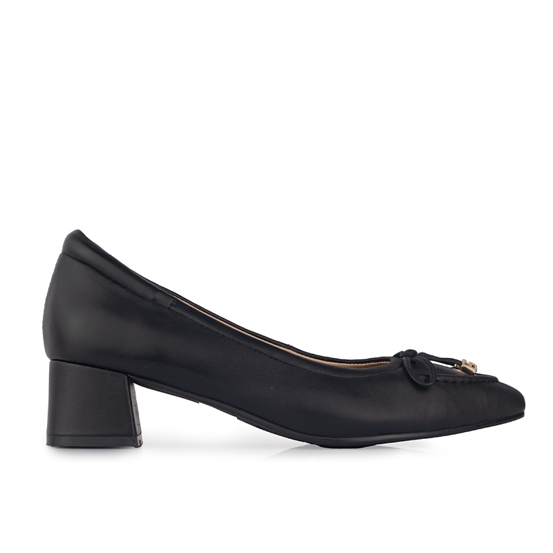 Sepatu Pantofel Formal Wanita Gino Mariani Edelina Black