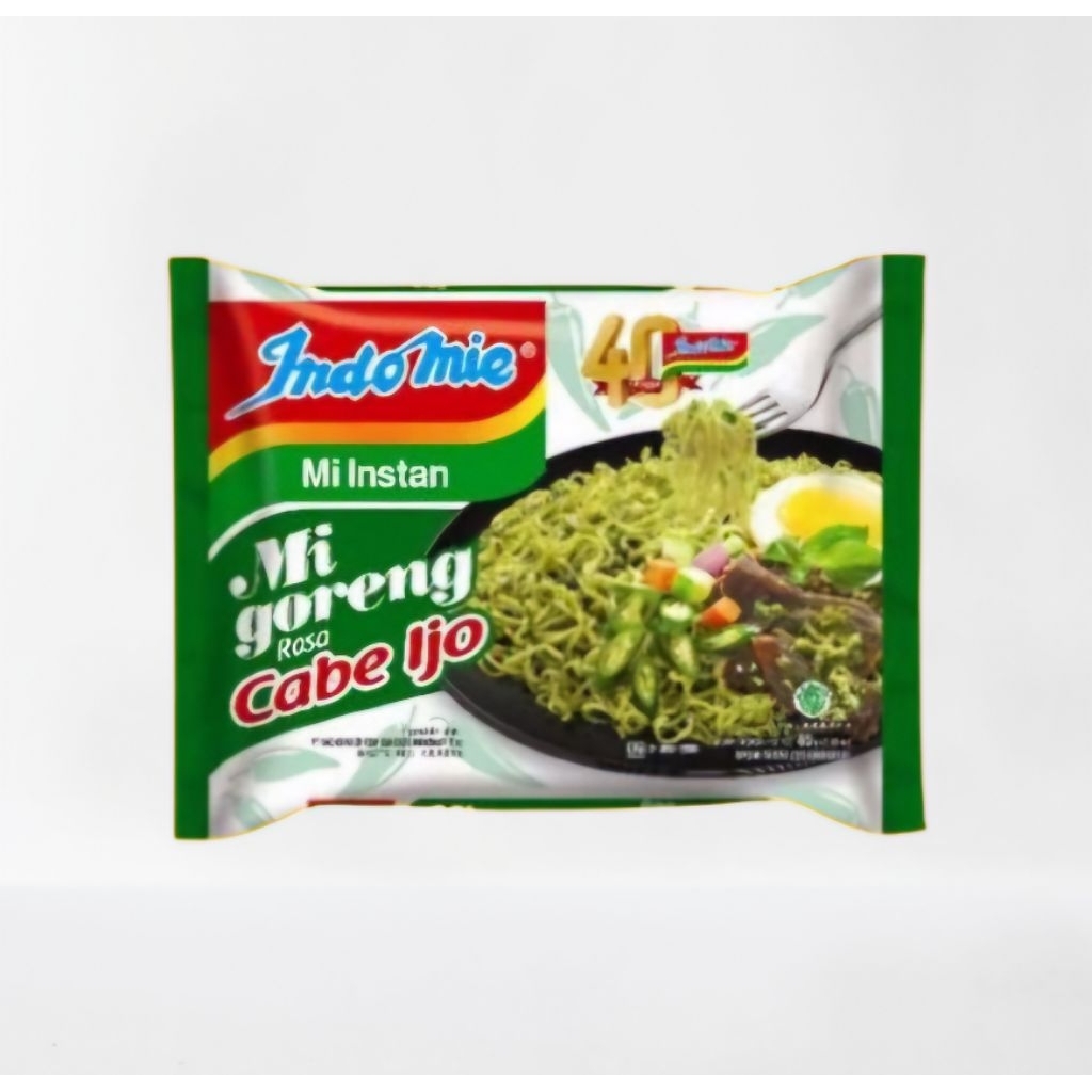 

Indomie Mi Instan Goreng Rasa Cabe Ijo 85 g