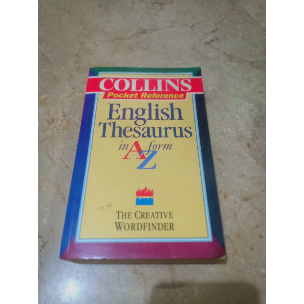 Collins pocket reference English thesarus