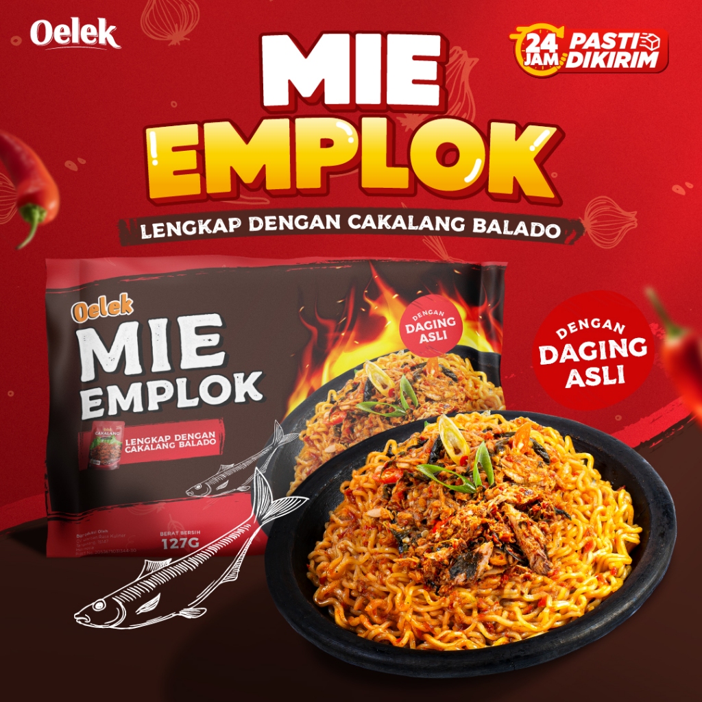 

Oelek Mie Emplok Goreng Lauk Cakalang