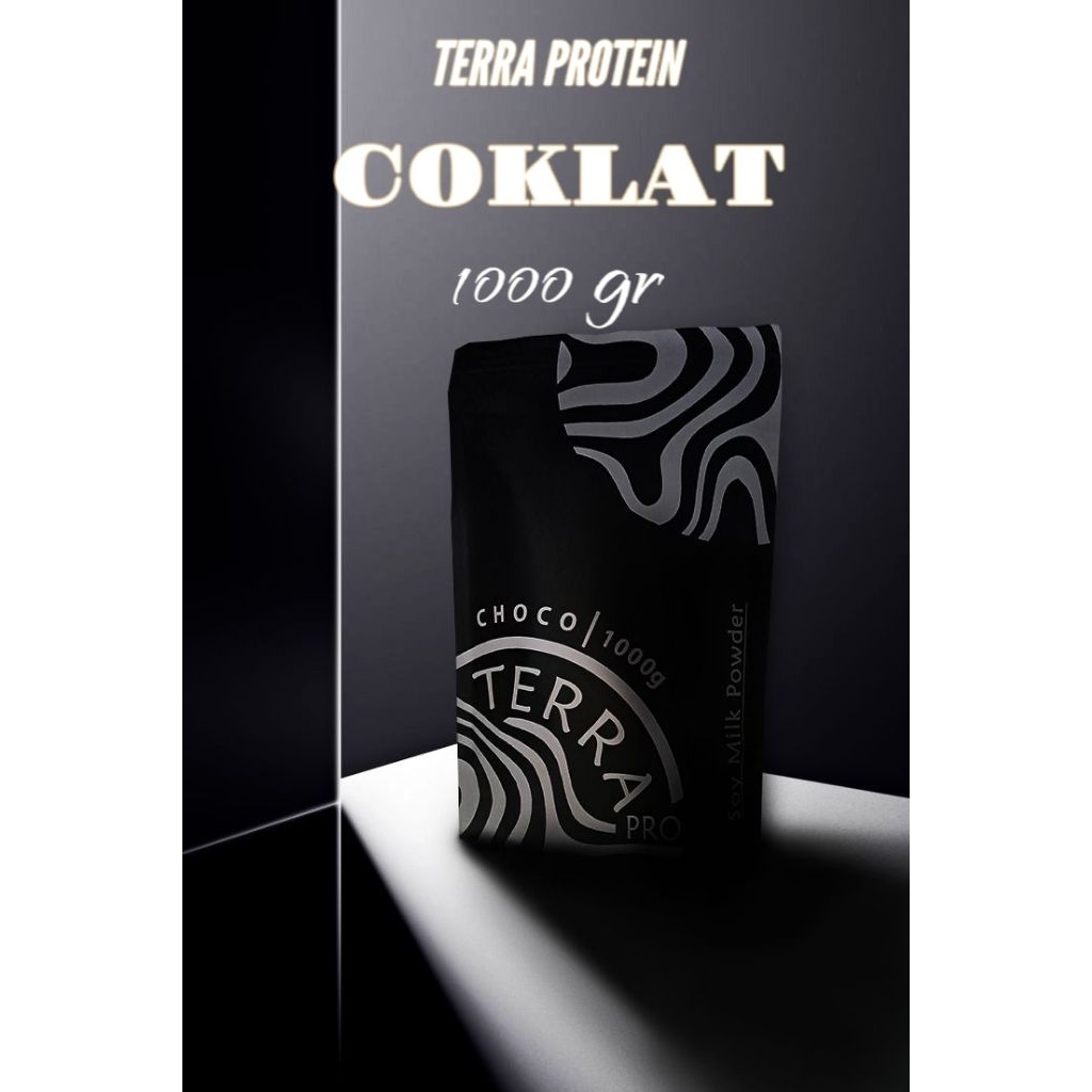 

Terra Pro Susu Bubuk Protein Rasa Coklat 1kg / Soy Milk Powder Tinggi Protein Untuk Gym