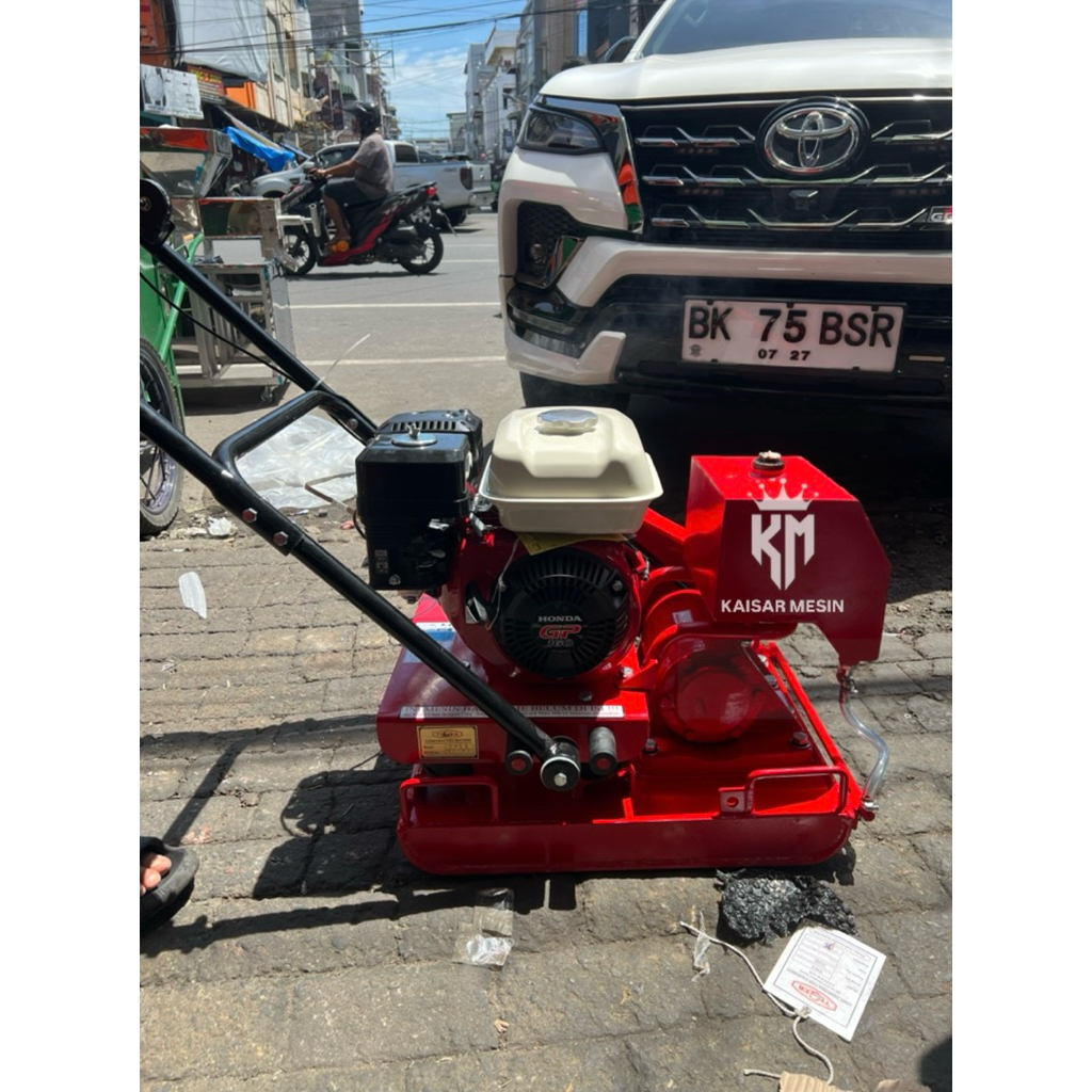 STAMPER KODOK TIGER TPC 5 PLATE COMPACTOR COMPLETE MESIN HONDA GP160 5.5HP