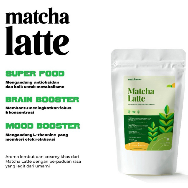 

MATCHA LATTE 250 GR